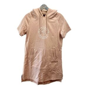 Gymshark Legacy Dress Small blush pink hooded sweatshirt
